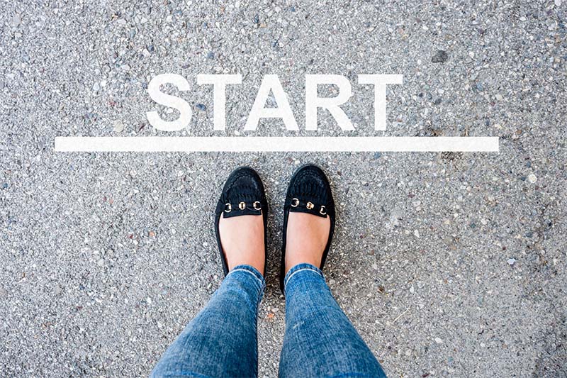 Start Füsse